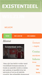 Mobile Screenshot of existentieelwelzijn.be